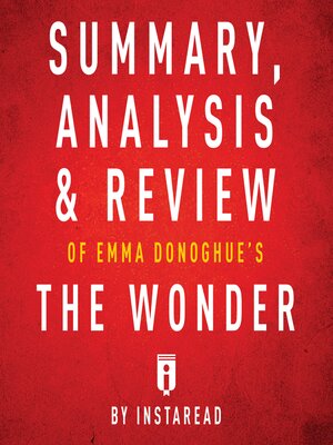 cover image of Summary, Analysis & Review of Emma Donoghue's the Wonder